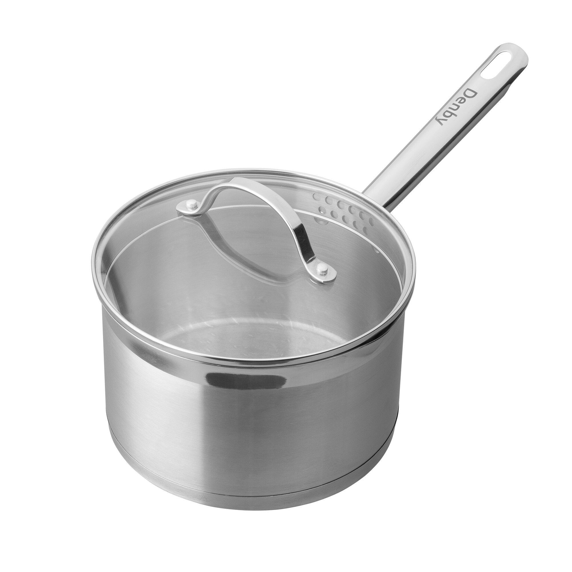 Product photograph of Stainless Steel 20cm Saucepan from Denby Retail Ltd