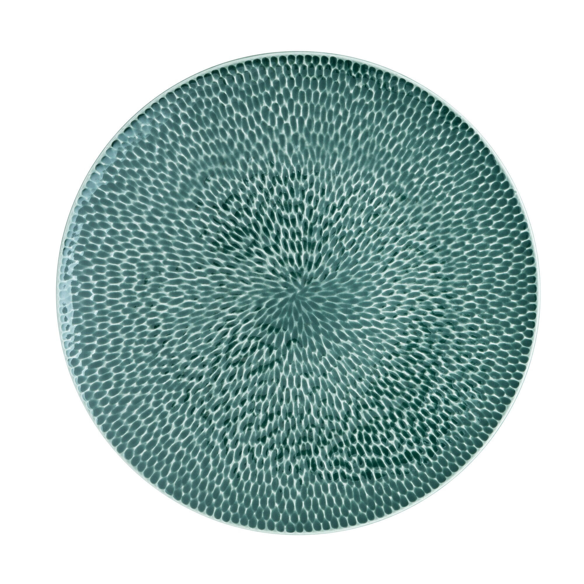 Product photograph of Porcelain Carve Green Dinner Plate from Denby Retail Ltd