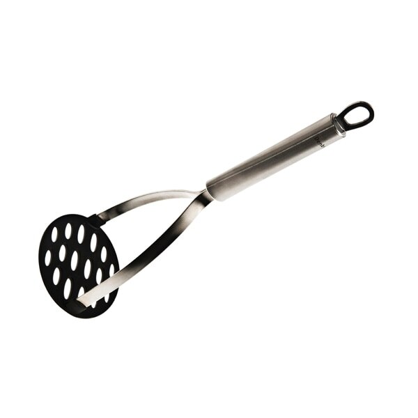 Product photograph of Denby Black Silicon Head Potato Masher from Denby Retail Ltd