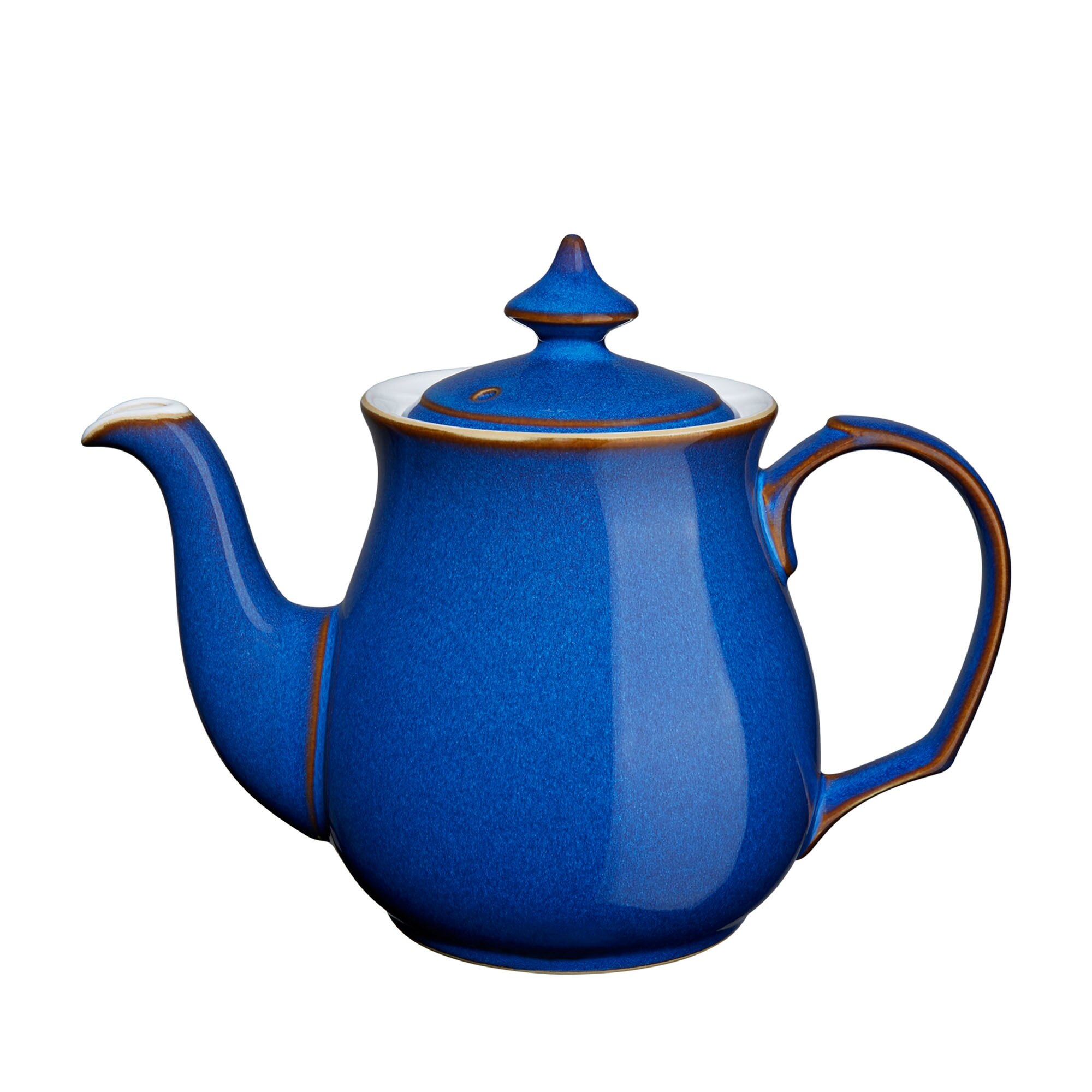 Product photograph of Imperial Blue Teapot Seconds from Denby Retail Ltd