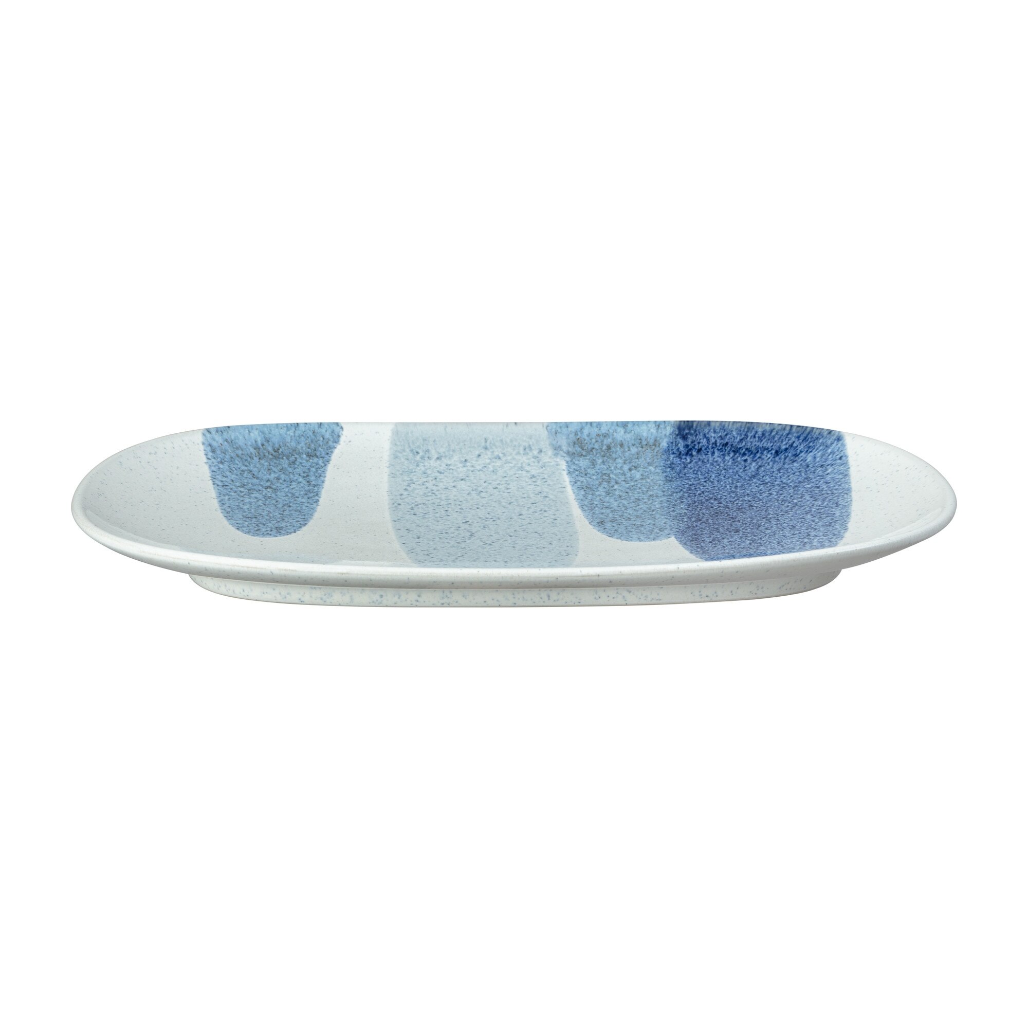 Product photograph of Studio Blue Accent Large Oblong Platter from Denby Retail Ltd
