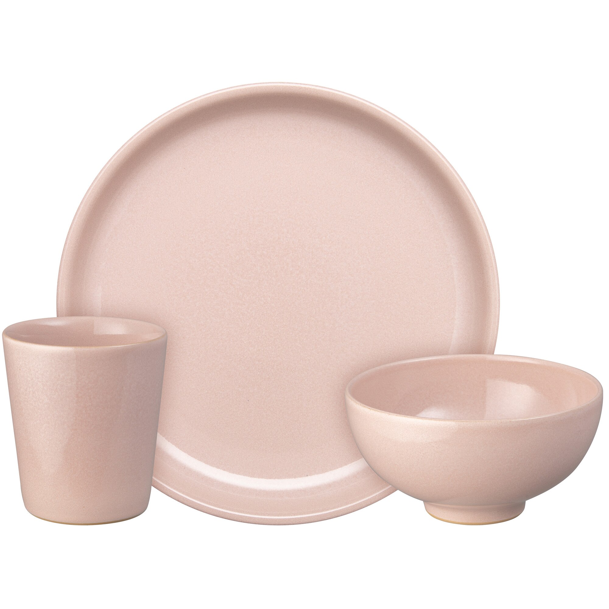 Product photograph of Heritage Cloud Rose Children S Dining Set from Denby Retail Ltd