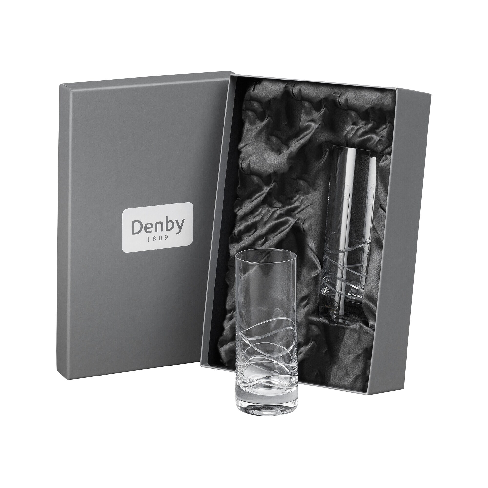 Product photograph of Denby Aurora Leadless Crystal Large Tumbler Set Of 2 from Denby Retail Ltd