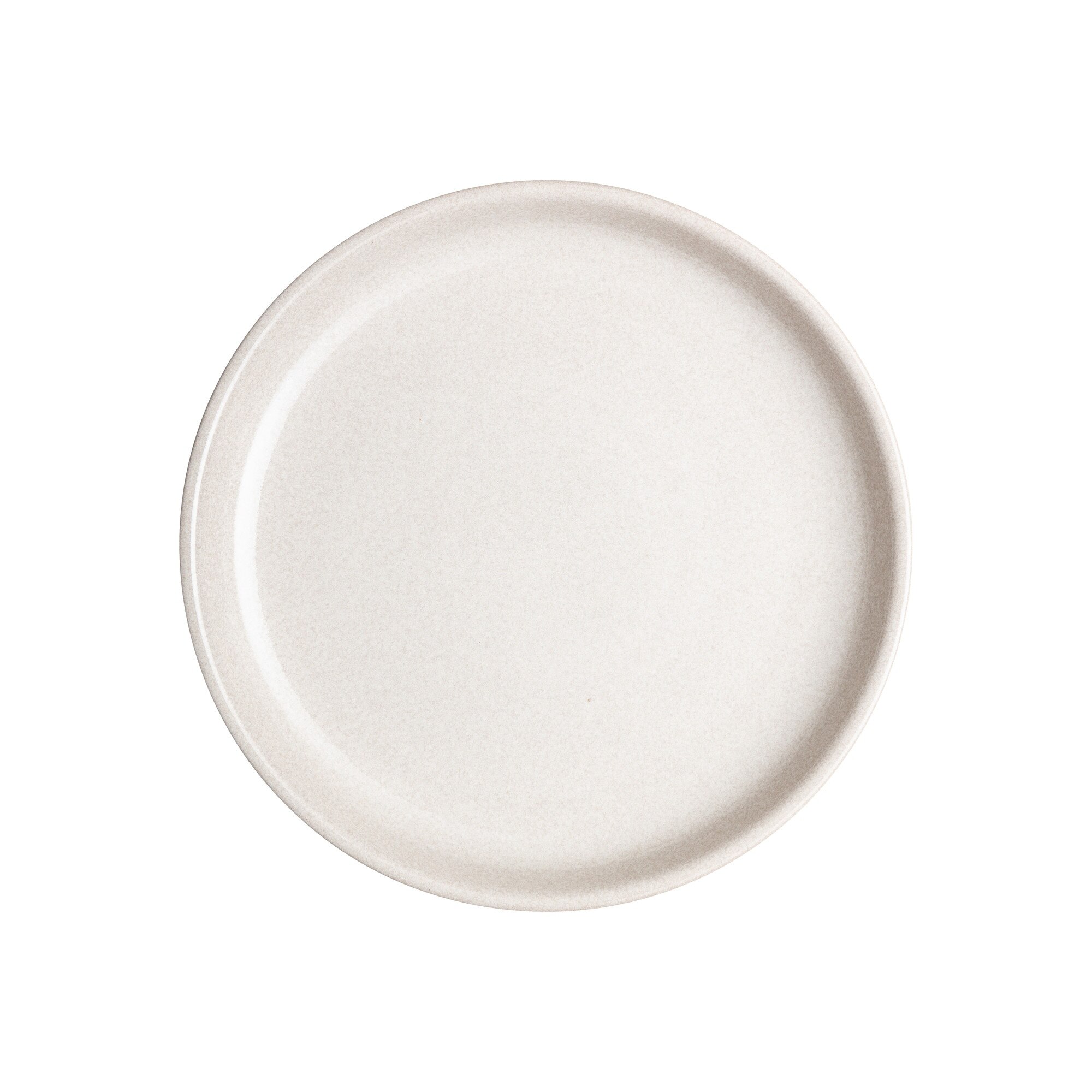 Product photograph of Elements Savannah White Small Coupe Plate Seconds from Denby Retail Ltd