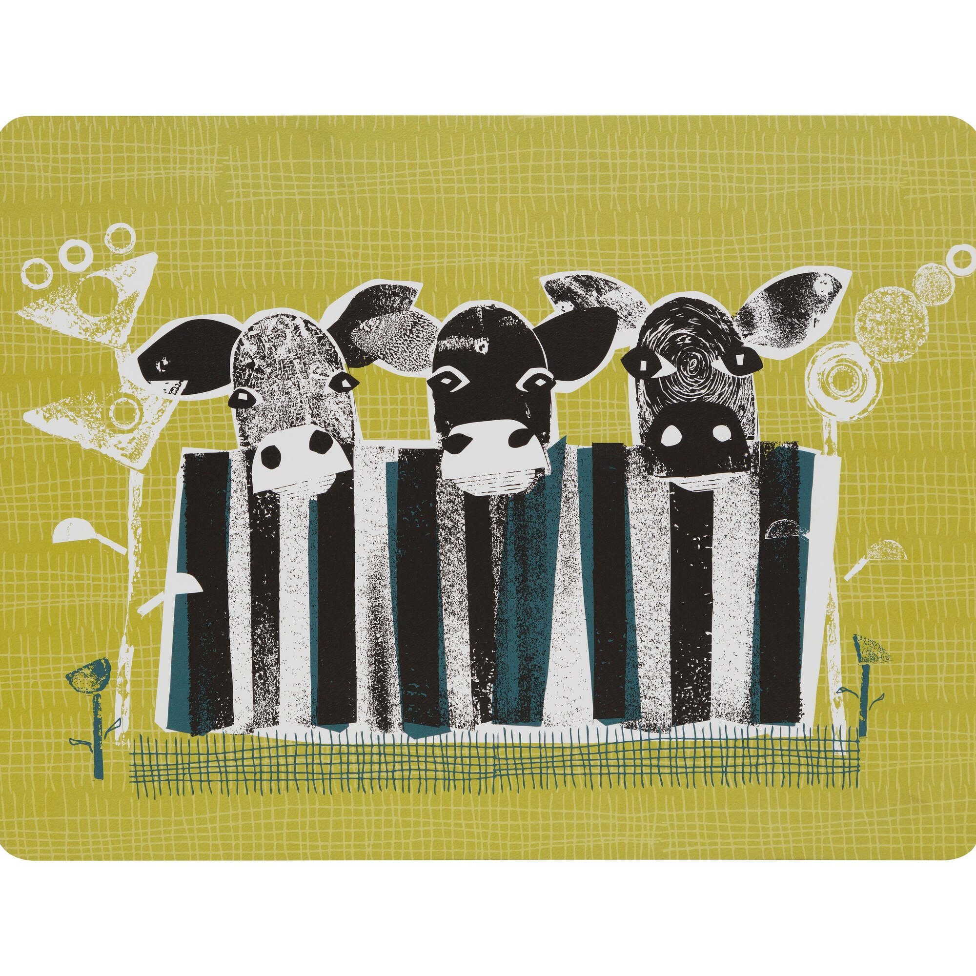 Product photograph of Denby Cow Placemats Set Of 6 from Denby Retail Ltd