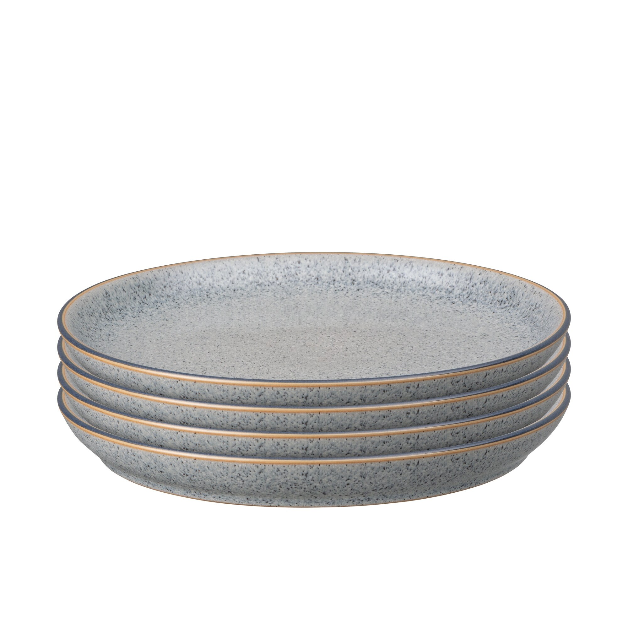 Product photograph of Studio Grey 4 Piece Coupe Dinner Plate Set from Denby Retail Ltd