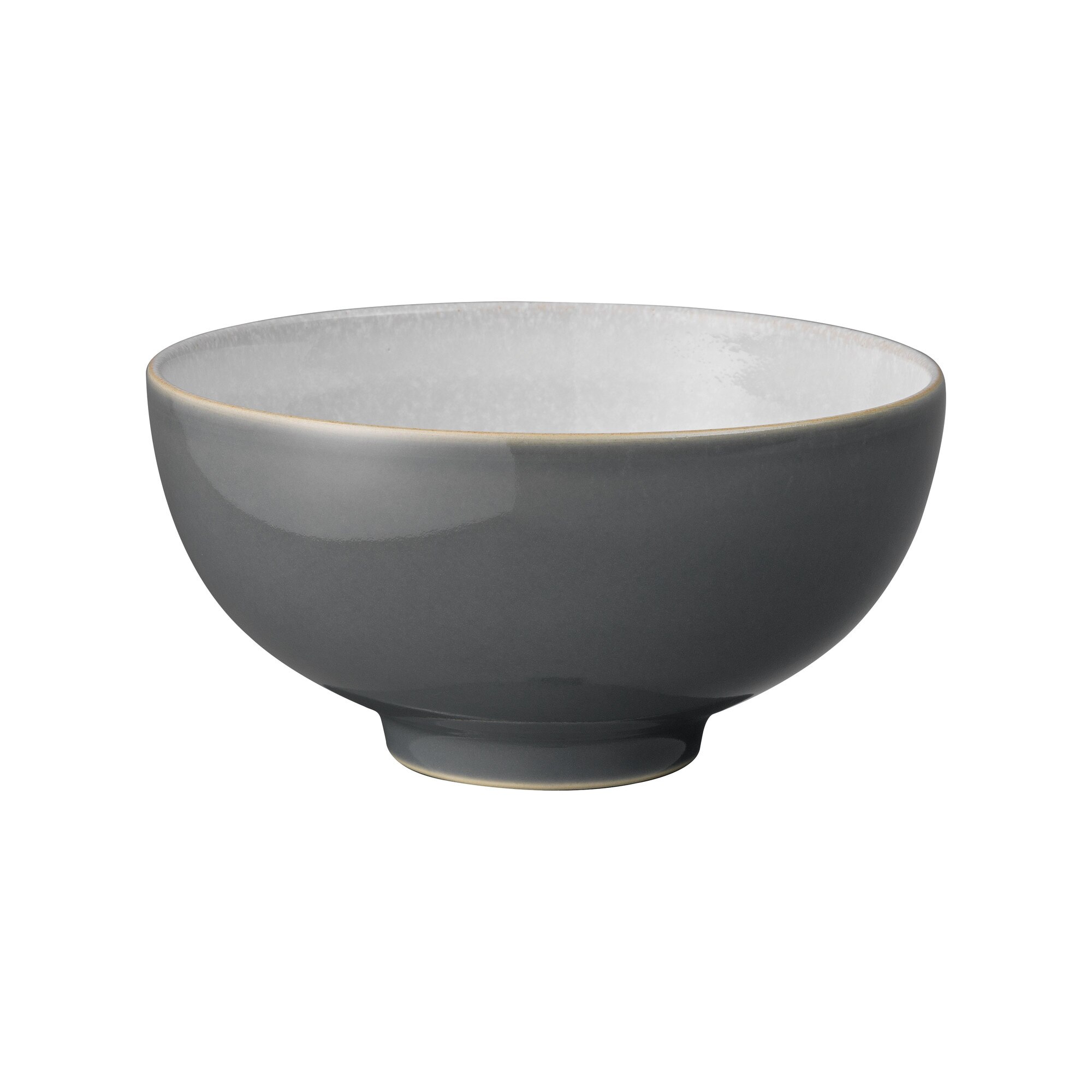 Product photograph of Elements Fossil Grey Rice Bowl from Denby Retail Ltd