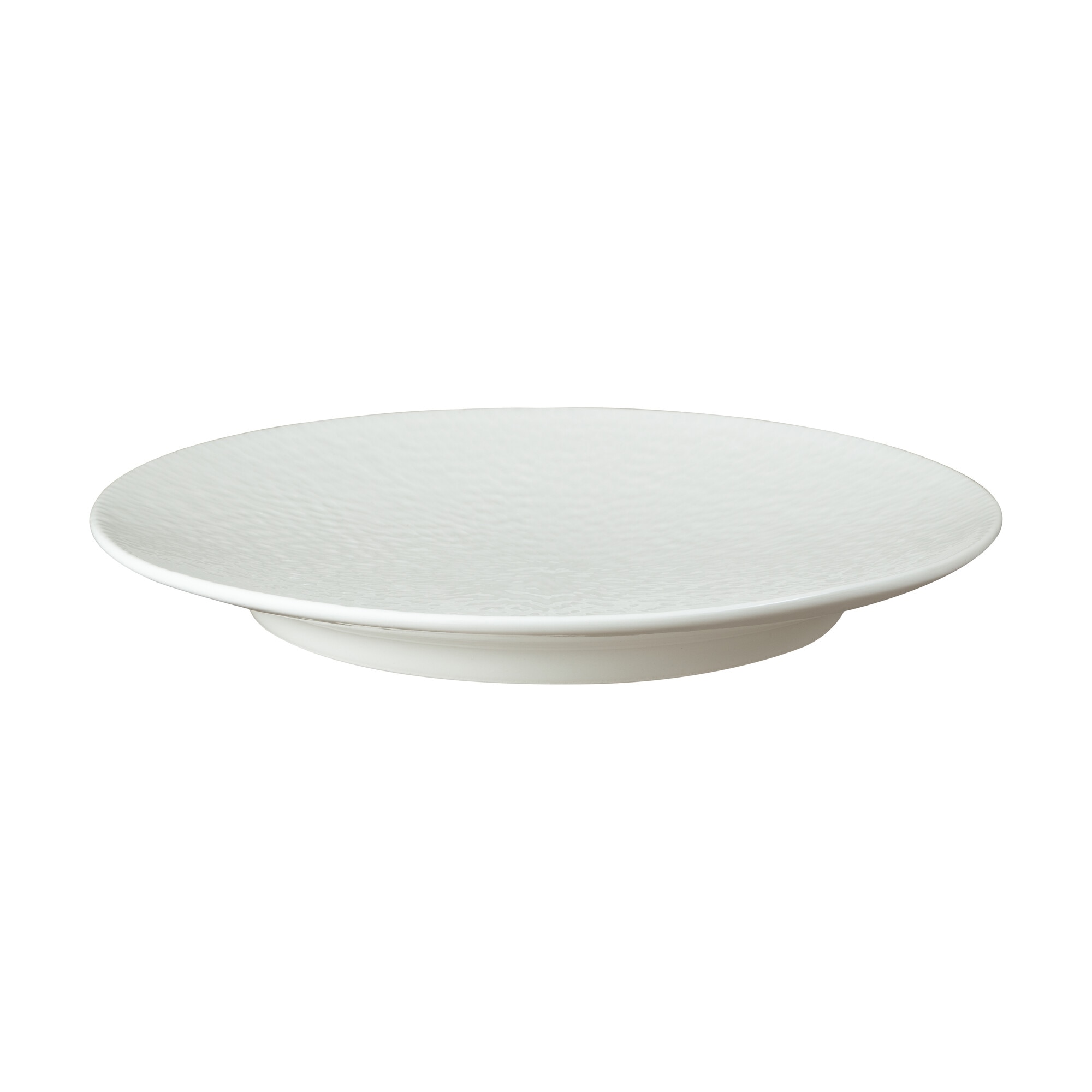Product photograph of Porcelain Carve White Dinner Plate Seconds from Denby Retail Ltd