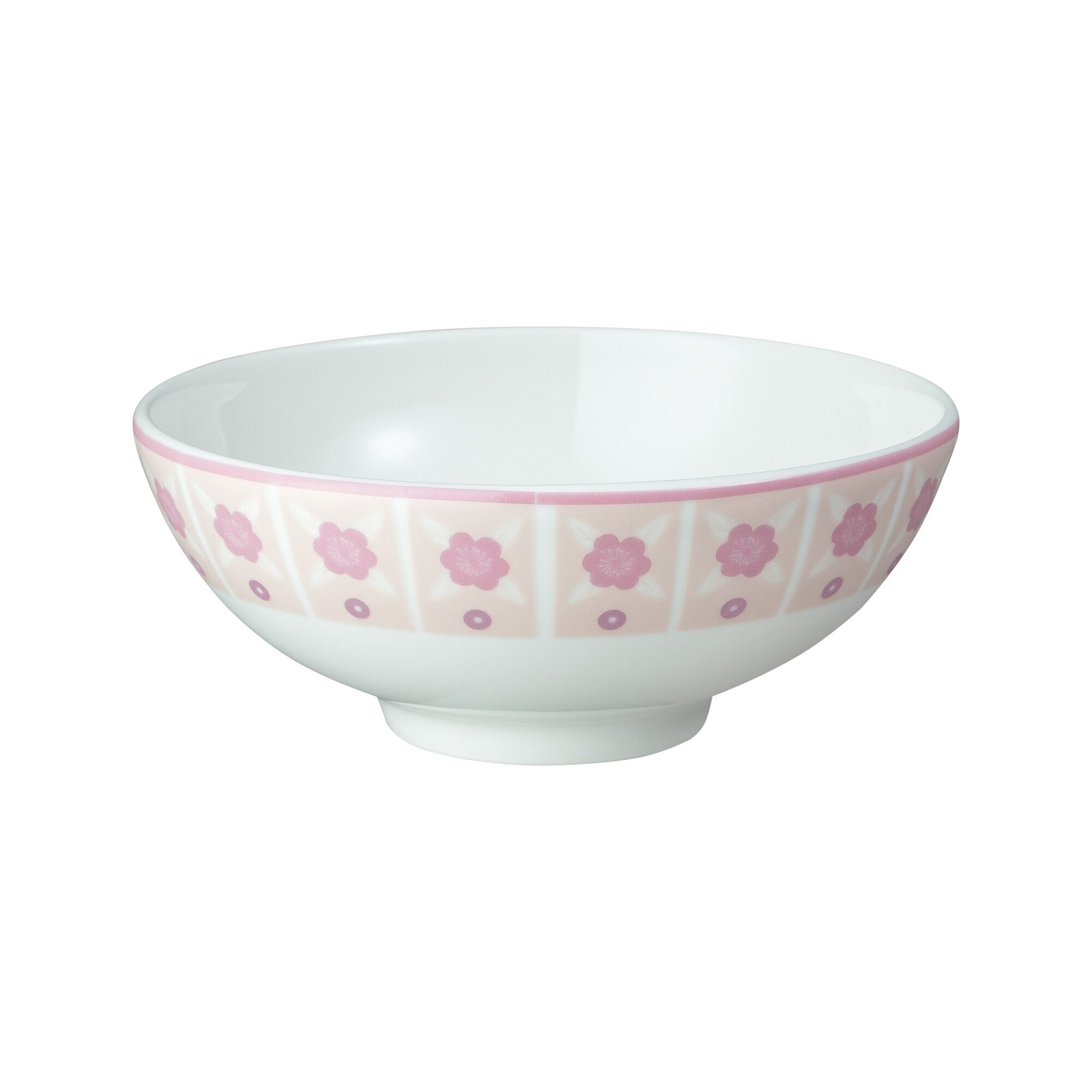 Product photograph of Porcelain Danha Hwamun Pink Small Bowl from Denby Retail Ltd