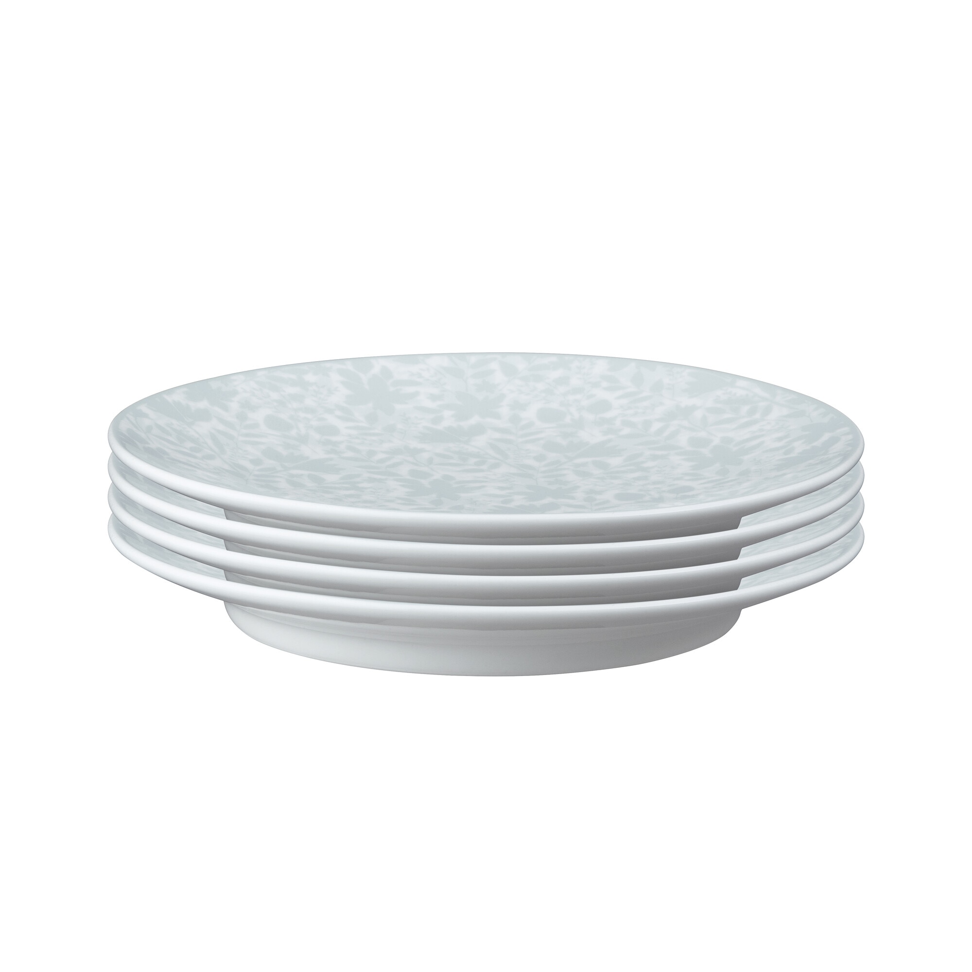Product photograph of Porcelain Constance Set Of 4 Medium Plates from Denby Retail Ltd