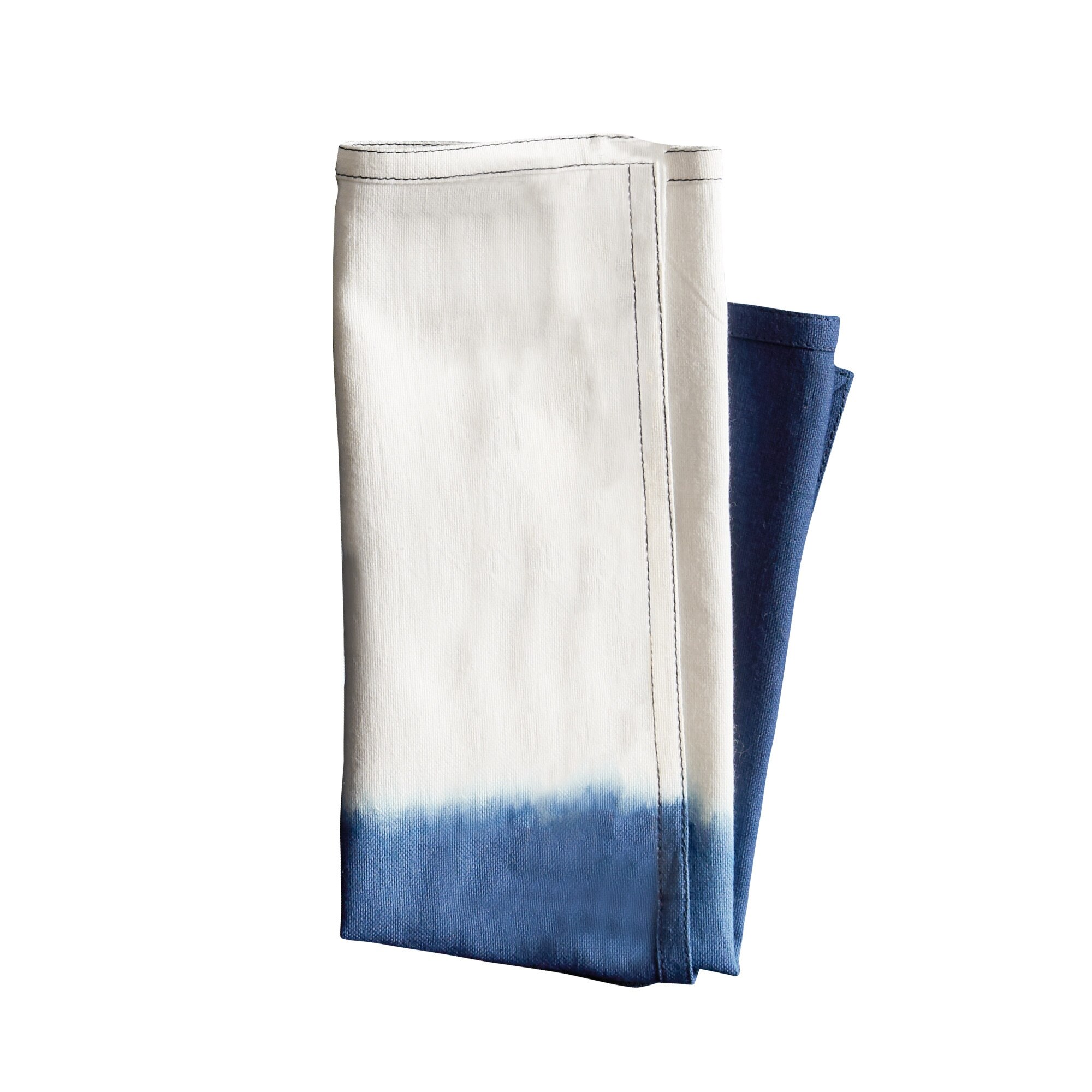 Product photograph of Denby Blue Ombre Set Of 4 Napkins from Denby Retail Ltd