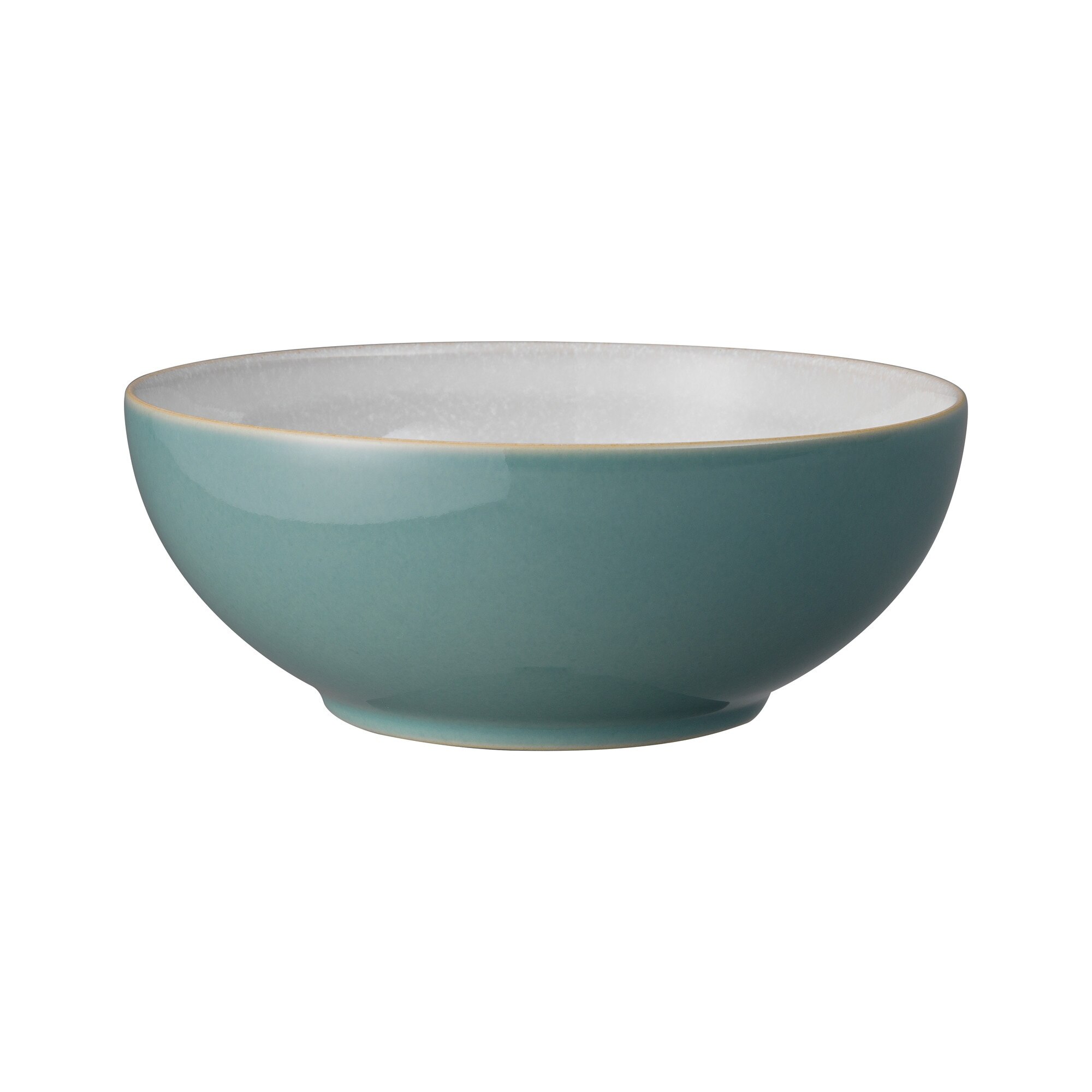 Product photograph of Elements Fern Green Coupe Cereal Bowl from Denby Retail Ltd