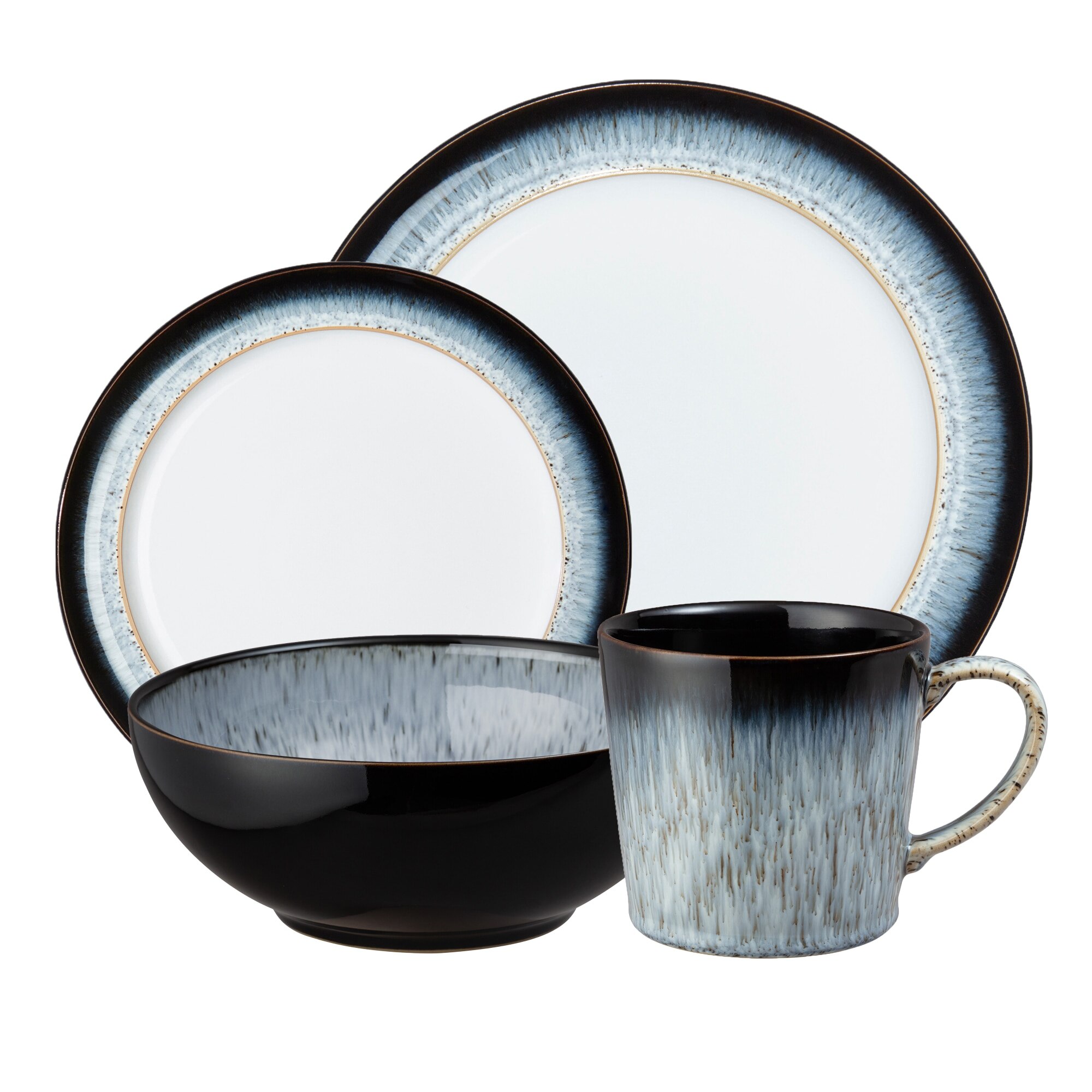 Product photograph of Halo 4 Piece Tableware Set from Denby Retail Ltd