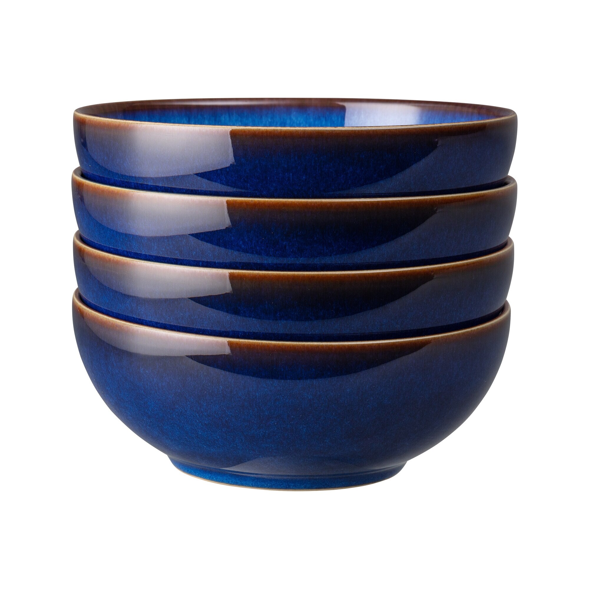 Product photograph of Blue Haze 4pc Coupe Cereal Bowl Set from Denby Retail Ltd