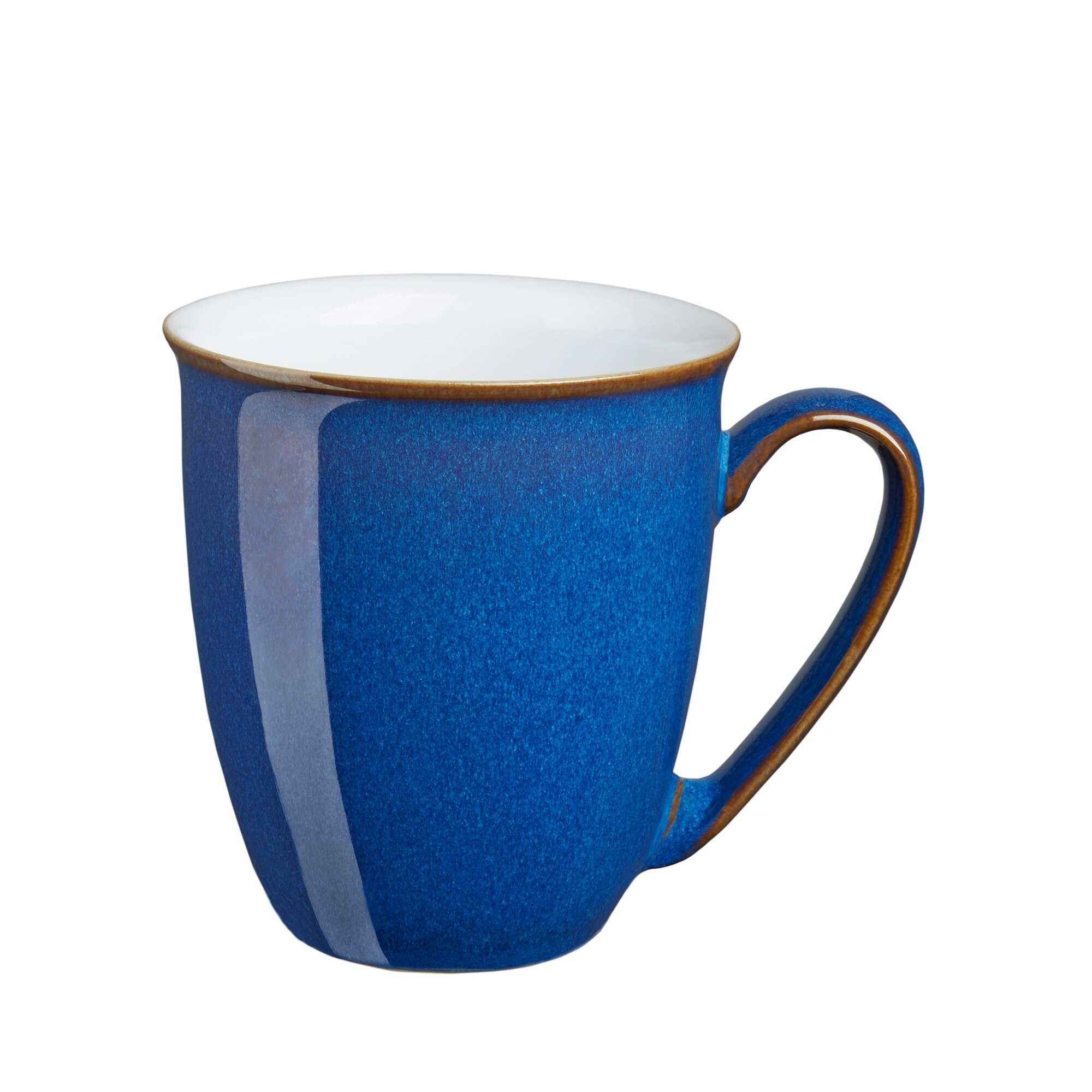 Product photograph of Imperial Blue Coffee Beaker Mug from Denby Retail Ltd