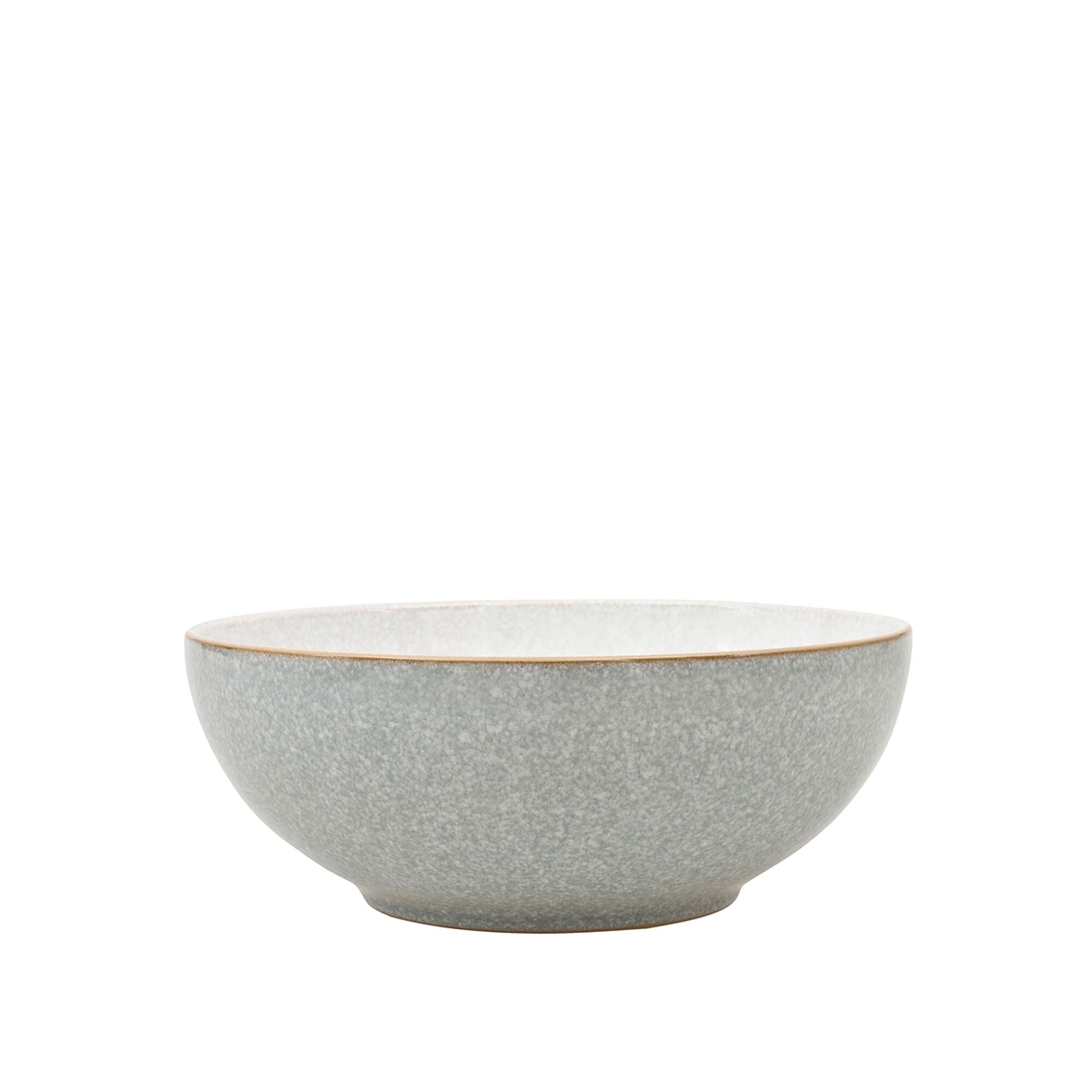 Product photograph of Elements Light Grey Coupe Cereal Bowl Seconds from Denby Retail Ltd