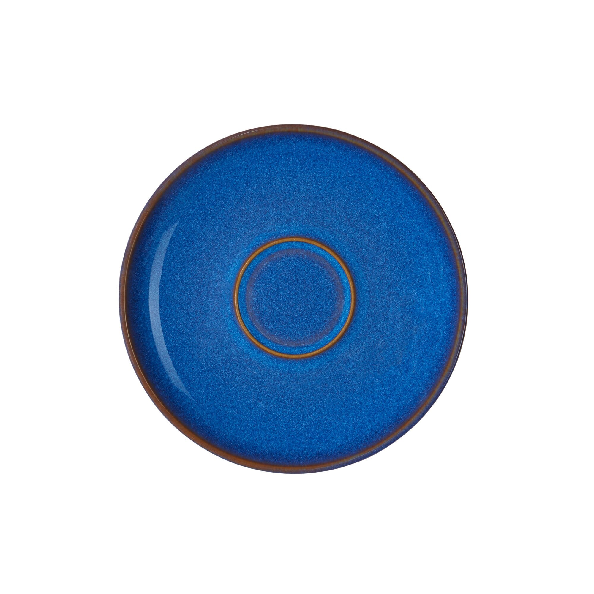 Product photograph of Imperial Blue Saucer from Denby Retail Ltd