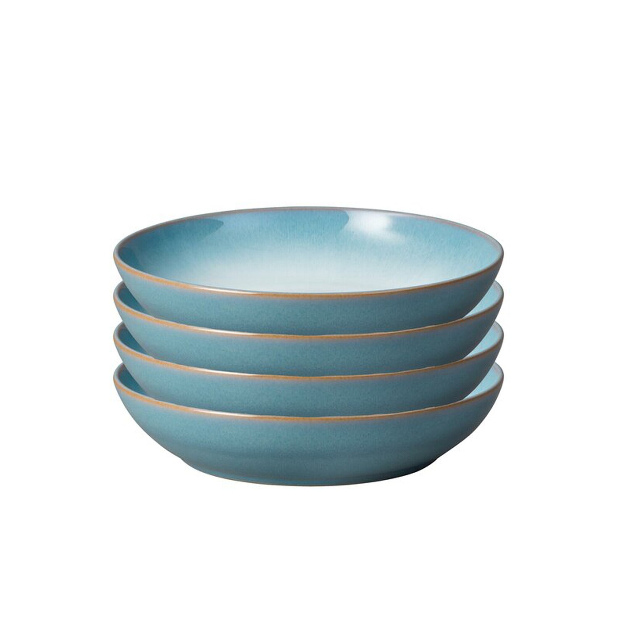 Product photograph of Azure Haze 4pc Pasta Bowl Set from Denby Retail Ltd