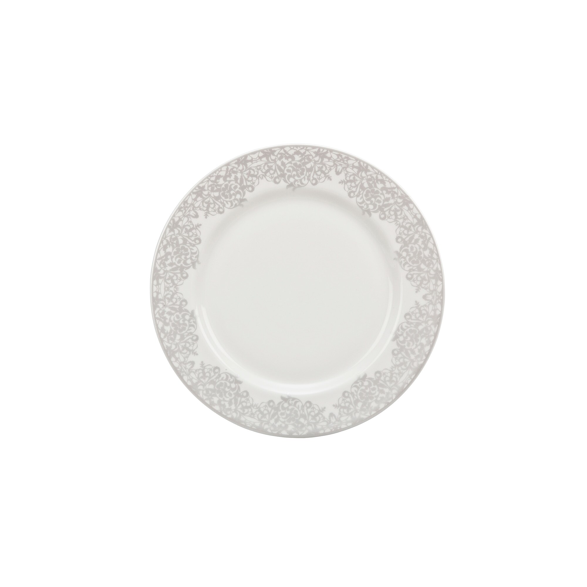 Product photograph of Monsoon Filigree Silver Medium Plate from Denby Retail Ltd