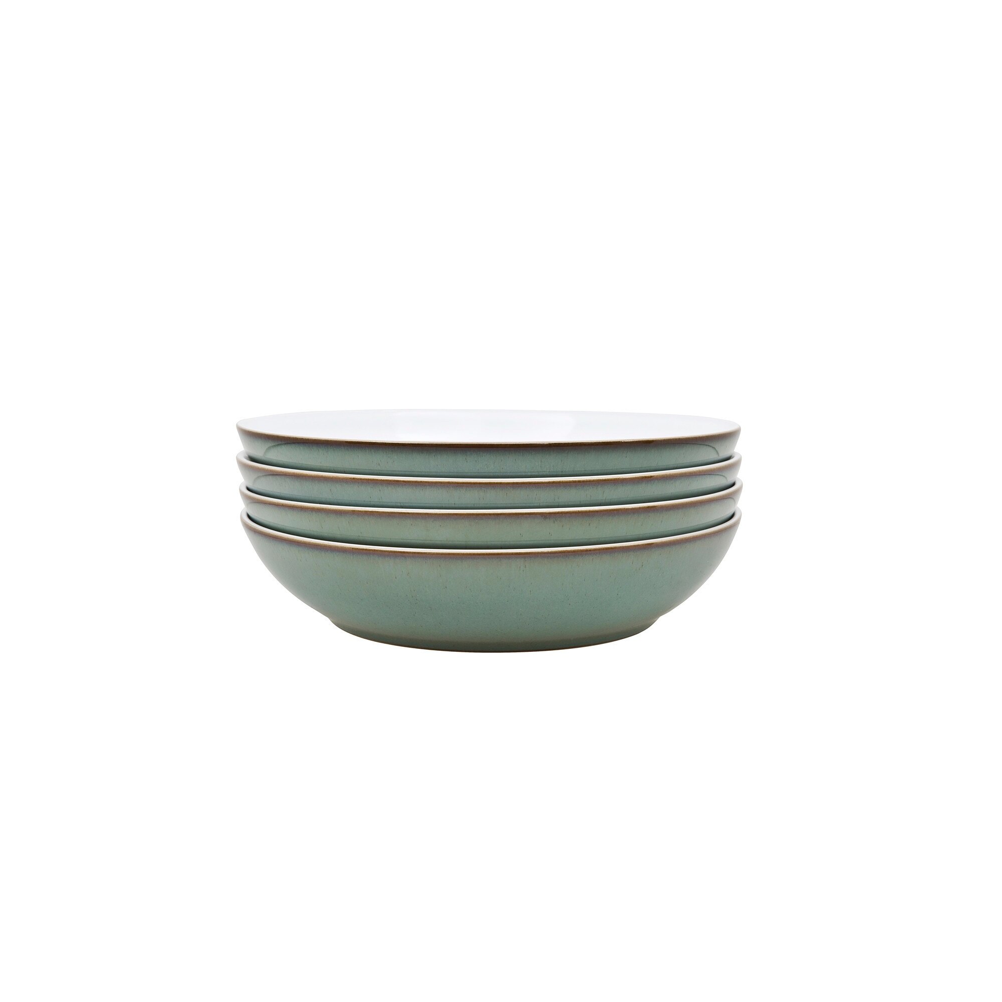 Product photograph of Regency Green 4 Piece Pasta Bowl Set from Denby Retail Ltd