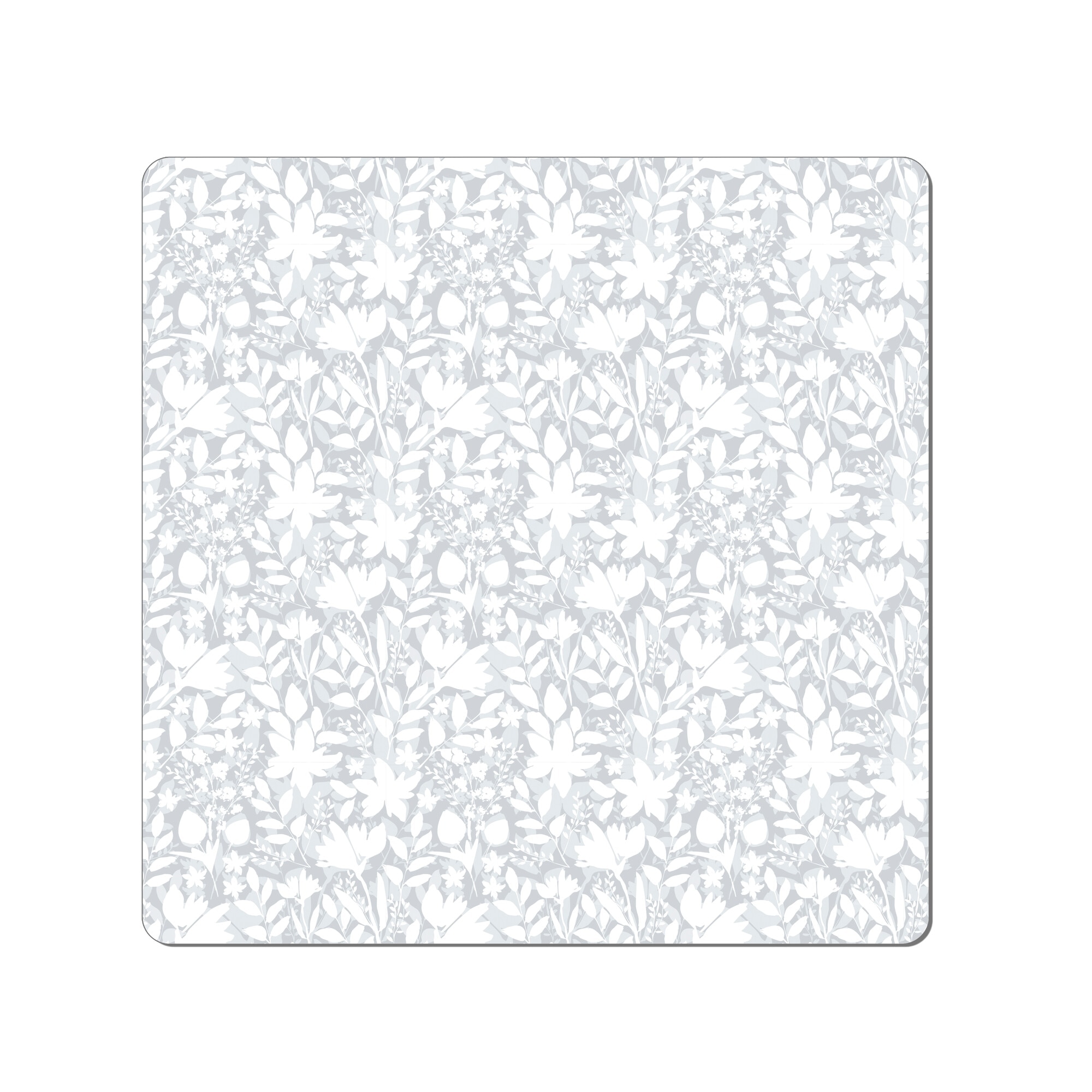 Product photograph of Denby Grey Floral Set Of 6 Placemats from Denby Retail Ltd