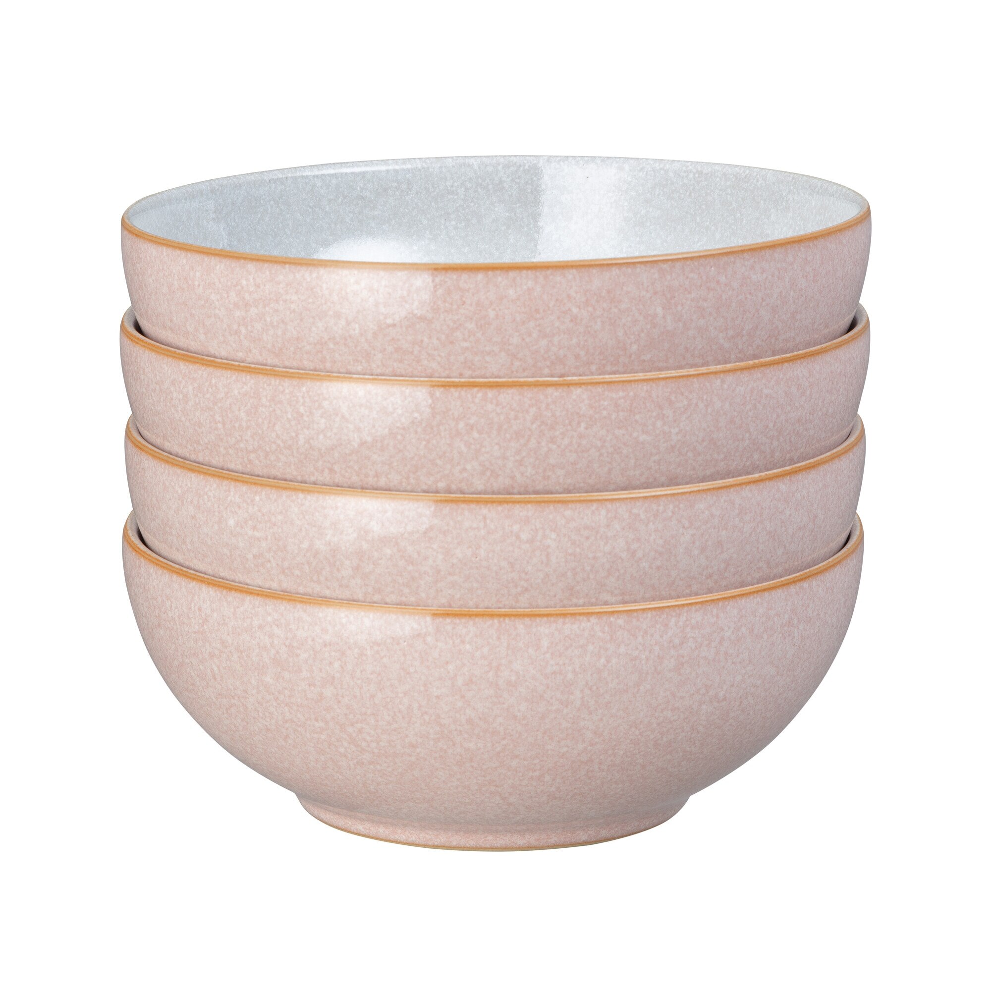 Product photograph of Elements Sorbet Pink Set Of 4 Cereal Bowl Set from Denby Retail Ltd