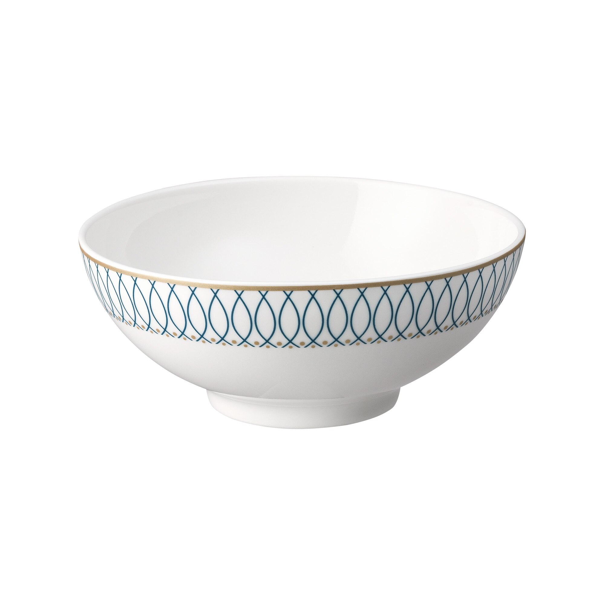 Product photograph of Porcelain Modern Deco Cereal Bowl Seconds from Denby Retail Ltd