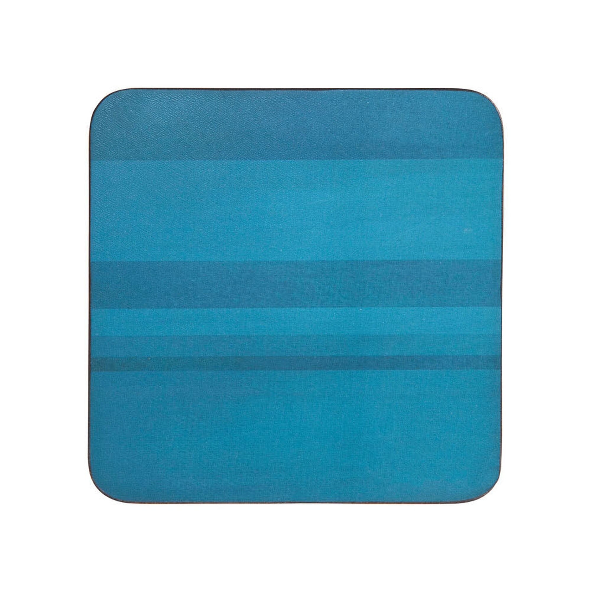 Product photograph of Denby Colours Turquoise Coasters Set Of 6 from Denby Retail Ltd