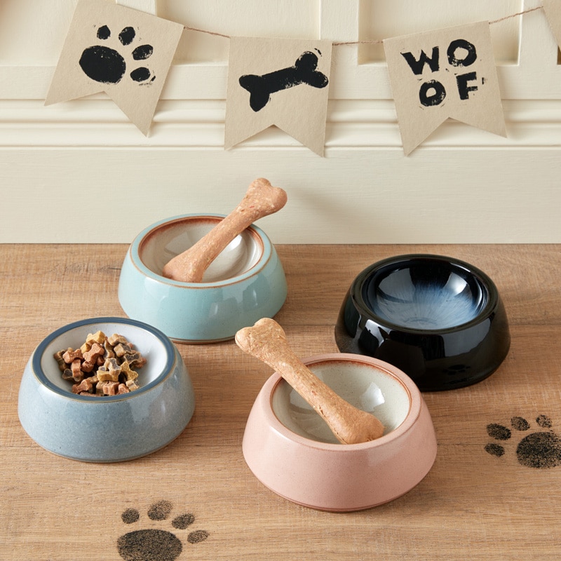 Extra Small Pottery Pet Bowl